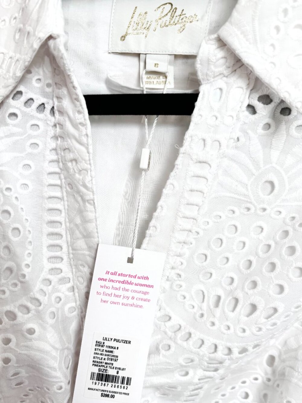 Lilly Pulitzer Midi Shirtdress in Resort White Pineapple - Picture 6 of 12